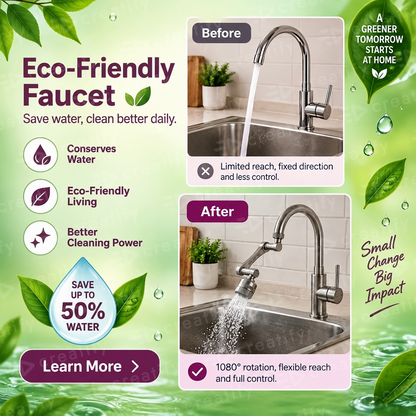 FlowFlex 1080° Rotating Faucet Sprayer