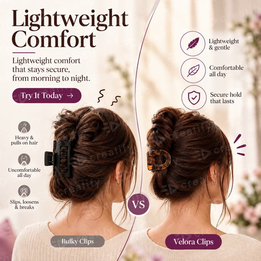 Magnetic Hair Clips for Women