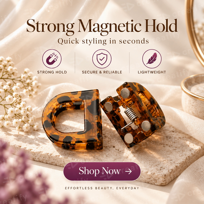 Magnetic Hair Clips for Women