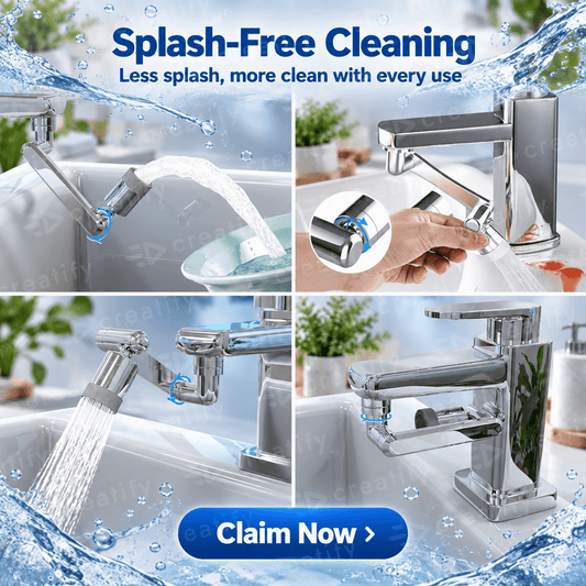 FlowFlex 1080° Rotating Faucet Sprayer - Velora
