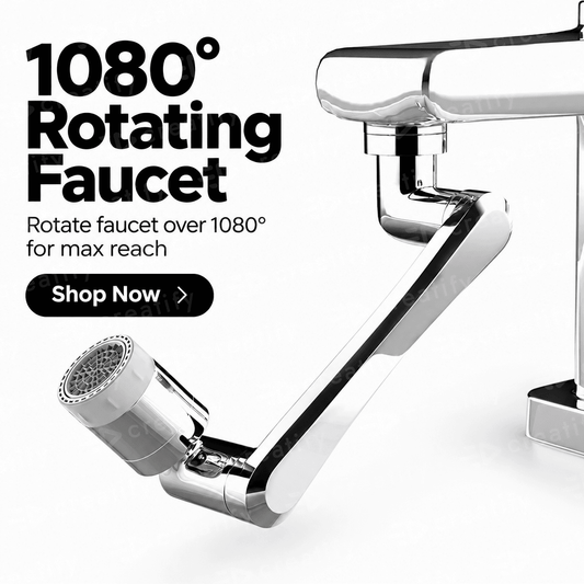 FlowFlex 1080° Rotating Faucet Sprayer - Velora